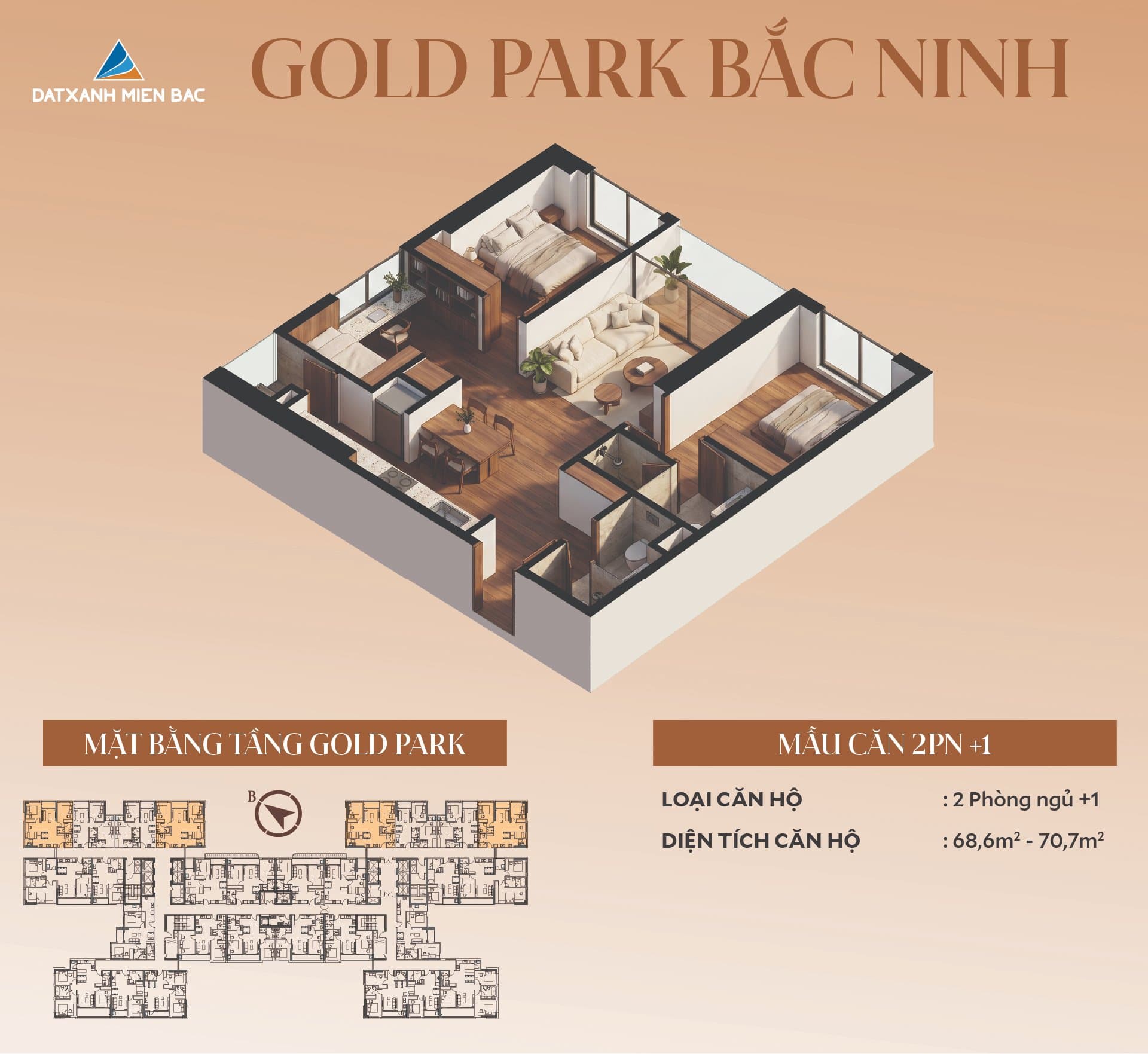 ĐẤT XANH MIỀN BẮC DỰ ÁN GOLD PARK - BẮC NINH - ảnh 1